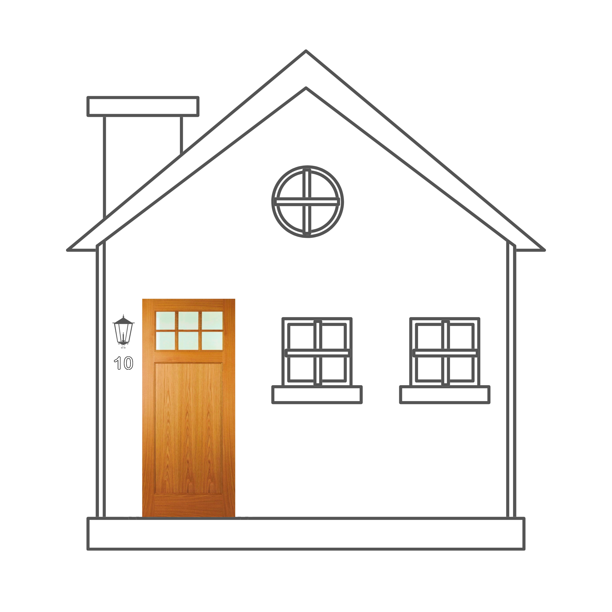 Nantucket Door Designed by Rachael Turner by Front Porch Properties