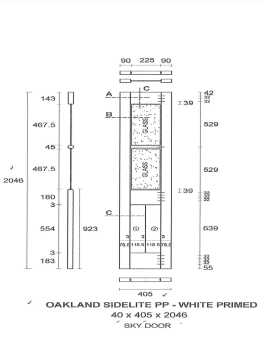 Oakland Sidelite/Side Panel