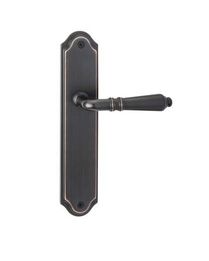 Dora ("Modern Round" Long Plate)