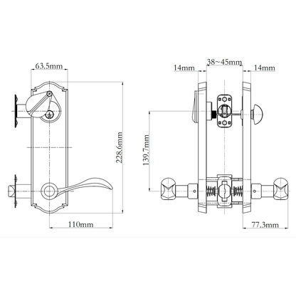 Etna Signature Entry Handle Set