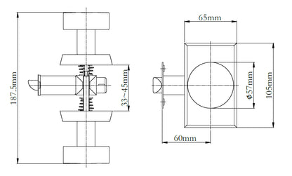 Agrigento Flat Door Knob
