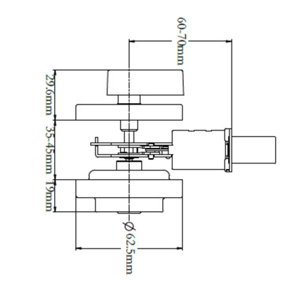 Low Profile Deadbolt (Square)