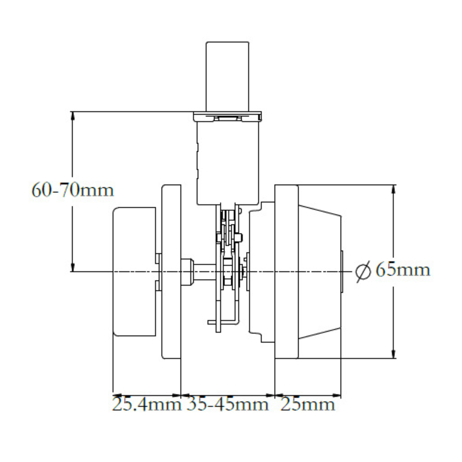 Modern Deadbolt (Round)