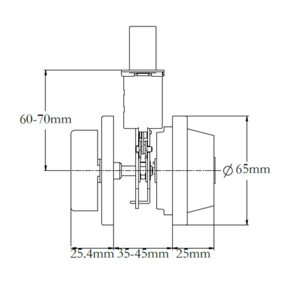 Modern Deadbolt (Round)