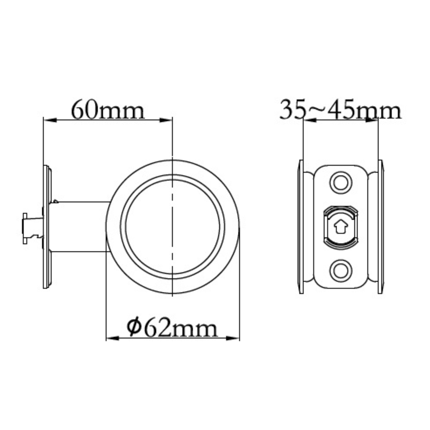 Cavity Door Lock